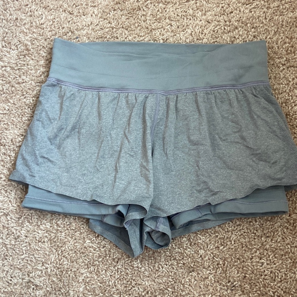 Lululemon shorts with build in compression shorts